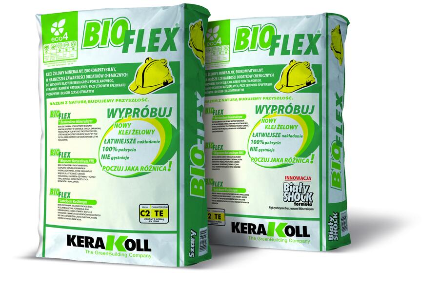 Zdjęcie: Klej elastyczny Bioflex szary 25 kg KERAKOLL