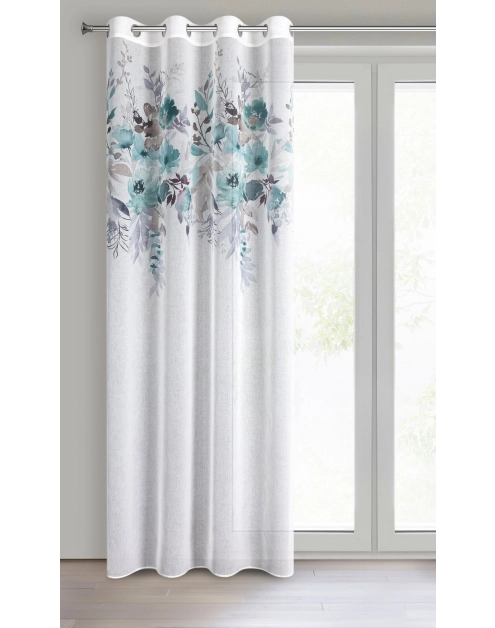 Zdjęcie: Zasłona gotowa D91 Greta 140x250 cm biały EUROFIRANY