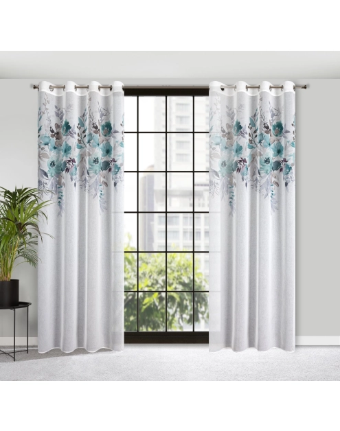 Zdjęcie: Zasłona gotowa D91 Greta 140x250 cm biały EUROFIRANY