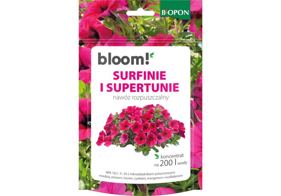 Zdjęcie: Nawóz rozpuszczalny do surfini i superpetuni 200 g BOPON BLOOM!