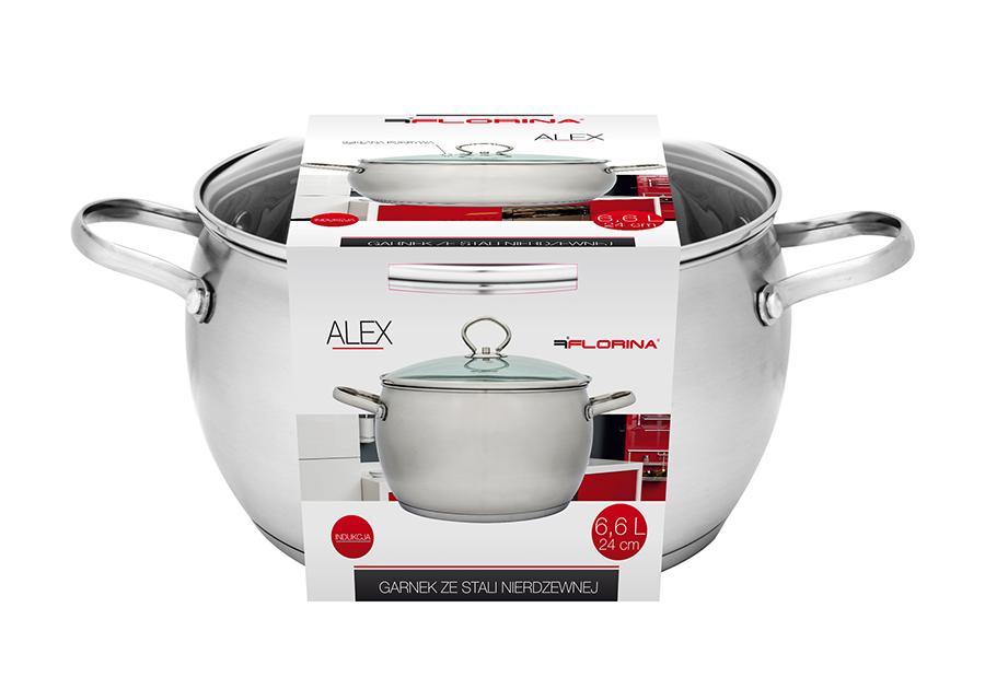 Zdjęcie: Garnek Alex 24 cm - 6,6 L FLORINA