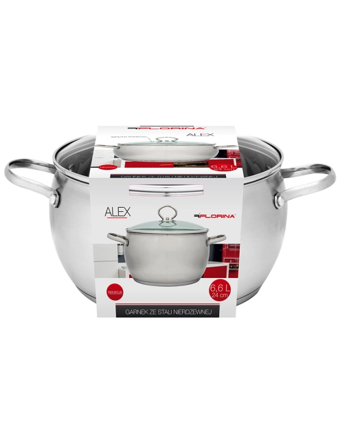 Zdjęcie: Garnek Alex 24 cm - 6,6 L FLORINA