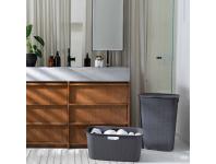 Zdjęcie: Kosz na pranie Softex 56 L szary CURVER