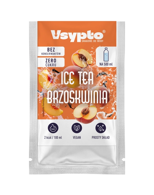 Zdjęcie: Napój w proszku do wody o smaku ice tea brzoskwinia 3 g VSYPTO