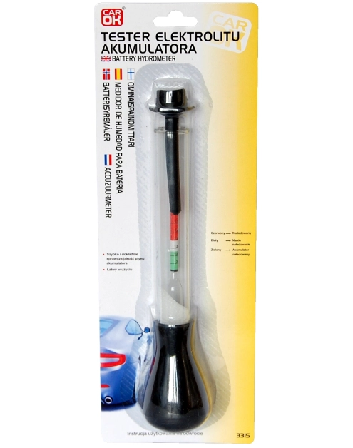 Zdjęcie: Tester elektrolitu akumulatora CAR OK