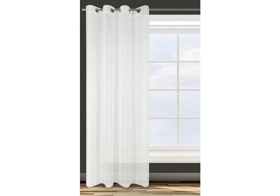 Zdjęcie: Firana gotowa D91 Adel 140x250 cm biały EUROFIRANY