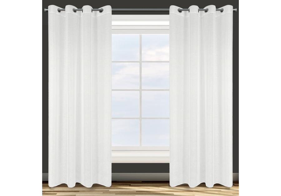 Zdjęcie: Firana gotowa D91 Adel 140x250 cm biały EUROFIRANY