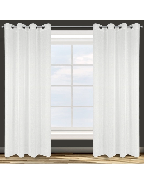 Zdjęcie: Firana gotowa D91 Adel 140x250 cm biały EUROFIRANY