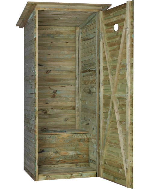 Zdjęcie: Wychodek drewniany 90x 80x200 cm SOBEX