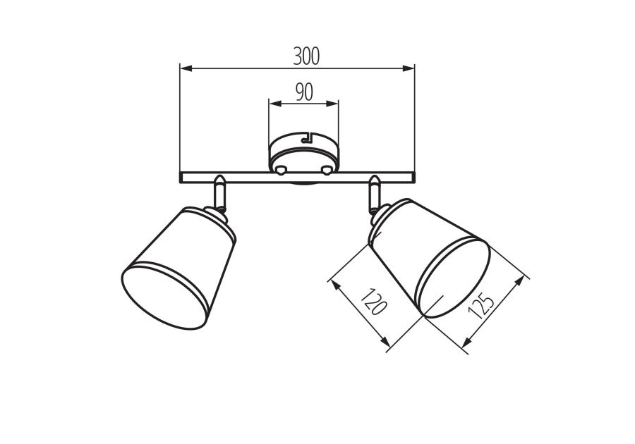 Zdjęcie: Oprawa oświetleniowa KB Tacity EL-2I E14 KINGBERRY
