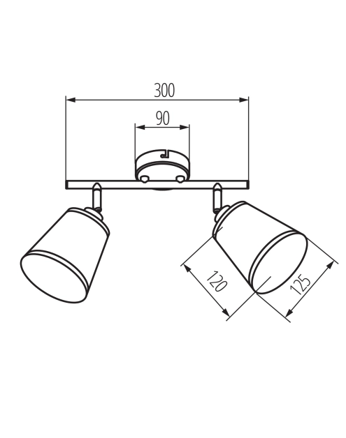 Zdjęcie: Oprawa oświetleniowa KB Tacity EL-2I E14 KINGBERRY