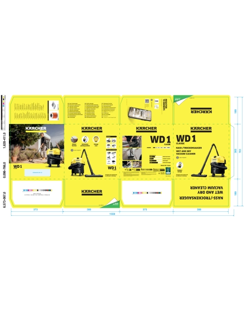 Zdjęcie: Odkurzacz uniwersalny WD 1 Classic KARCHER
