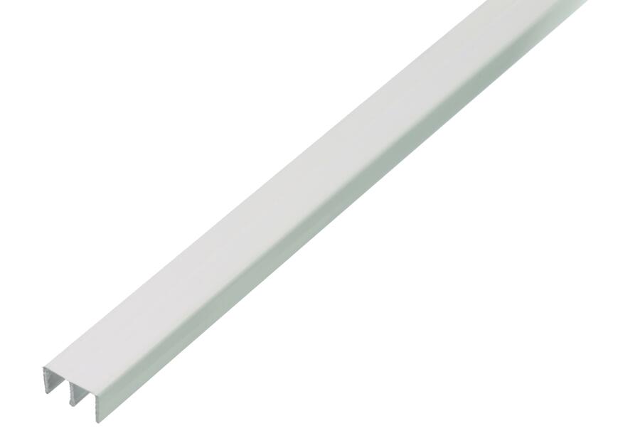 Zdjęcie: Profil prowadzacy górny PVC biały 1000x6,5x10x16 mm ALBERTS