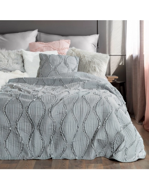 Zdjęcie: Narzuta Dakota 220x240 cm srebrna EUROFIRANY