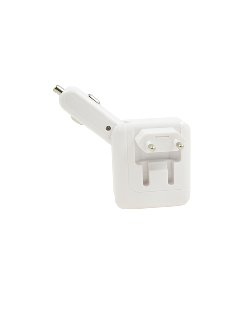 Zdjęcie: Ładowarka samochodowa i ścienna 2xUSB, 2.1A Combine BOTTARI