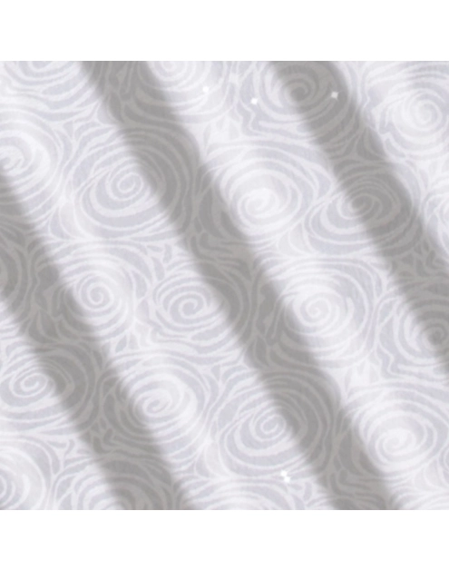 Zdjęcie: Zasłona Marlen 140x250 cm bialo-srebrna na przelotkach EUROFIRANY