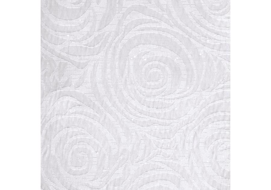 Zdjęcie: Zasłona Marlen 140x250 cm bialo-srebrna na przelotkach EUROFIRANY