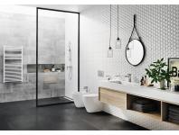 Zdjęcie: Bateria bidetowa stojąca Algeo Square FERRO