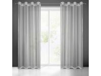 Zdjęcie: Firana gotowa Noelia 140x250 cm srebrny EUROFIRANY
