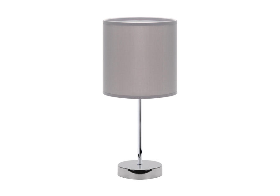 Zdjęcie: Lampka stołowa Agnes E14 Grey kolor szary/chrom max 40 W STRUHM
