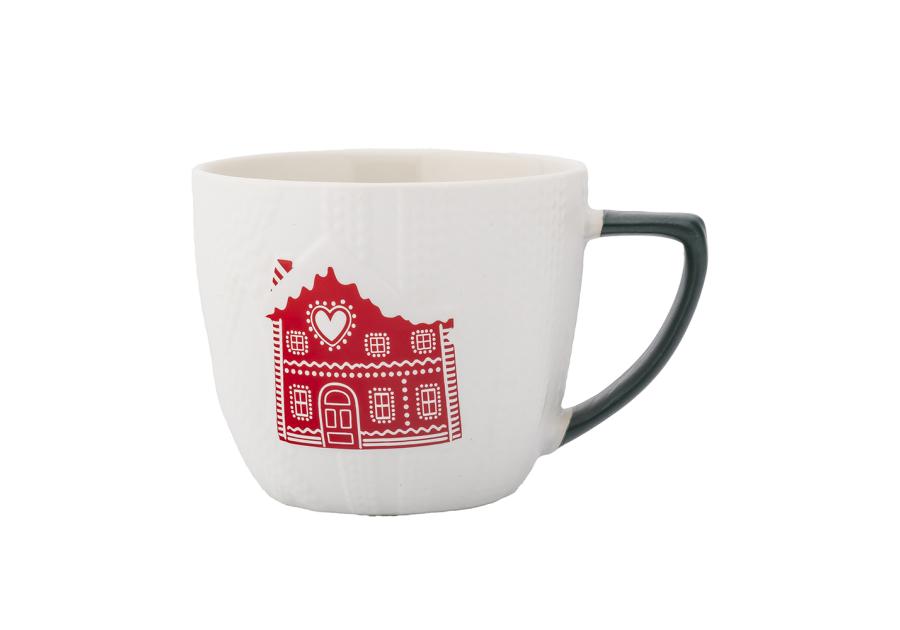 Zdjęcie: Kubek baryłka 540 ml Winter wool dekoracja piernikowy domek A ALTOM DESIGN