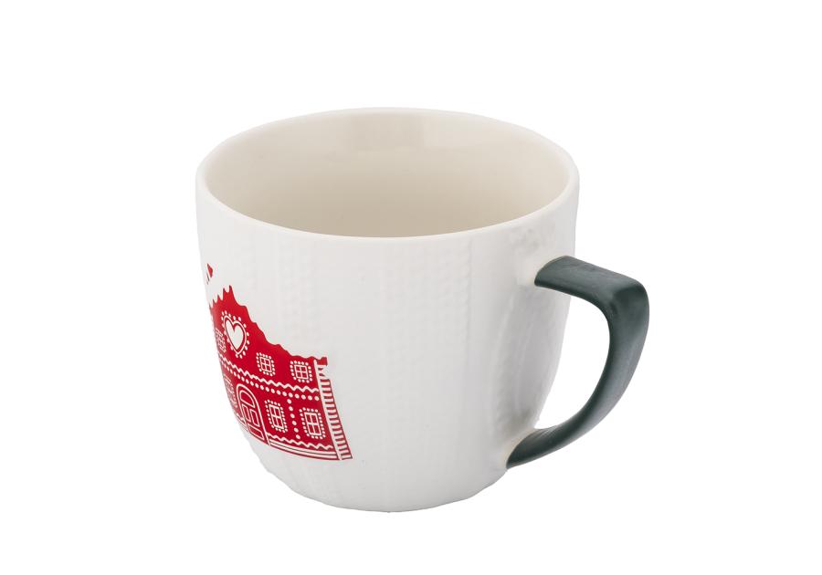 Zdjęcie: Kubek baryłka 540 ml Winter wool dekoracja piernikowy domek A ALTOM DESIGN