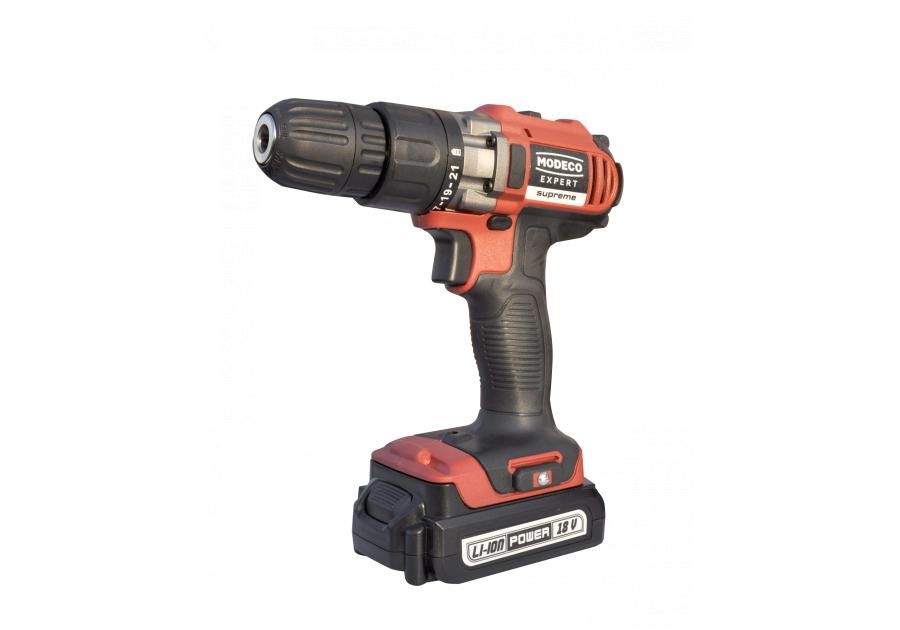 Zdjęcie: Wiertarko-wkrętarka akumulatorowa 14,4 V Li-Ion MODECO EXPERT