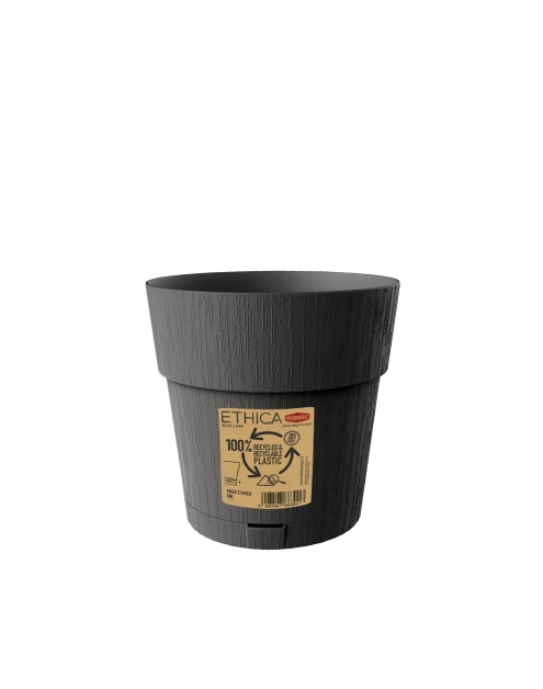 Zdjęcie: Doniczka Ethica 20 cm grafit STEFANPLAST