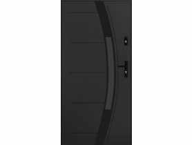 Drzwi zewnętrzne amazonka antracyt 80l komplet PANTOR