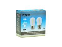 Zdjęcie: Żarówka LED S14 E27 36V 0,5W 2200K filam 2 szt. POLUX