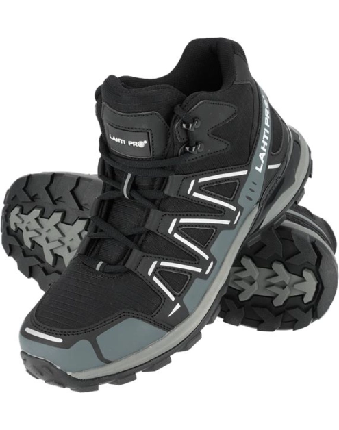 Zdjęcie: Trzewiki bez podnoska dzianina czarno-szare, O2 SRA, 45, CE, LAHTI PRO