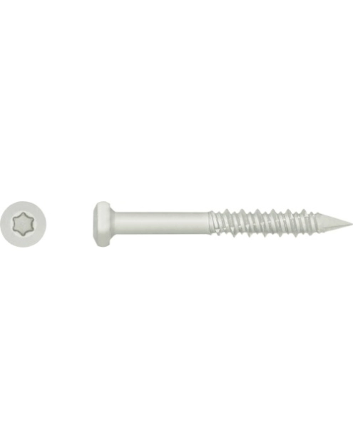 Zdjęcie: Wkręt do betonu z powłoką antykorozyjną 15 cykli Kesternicha 61x120 mm tx25 100 szt. RAWLPLUG