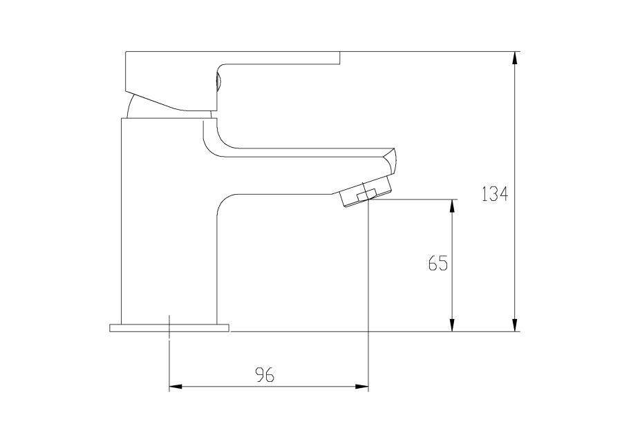 Zdjęcie: Bateria umywalkowa Verso chrom INVENA