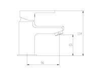 Zdjęcie: Bateria umywalkowa Verso chrom INVENA