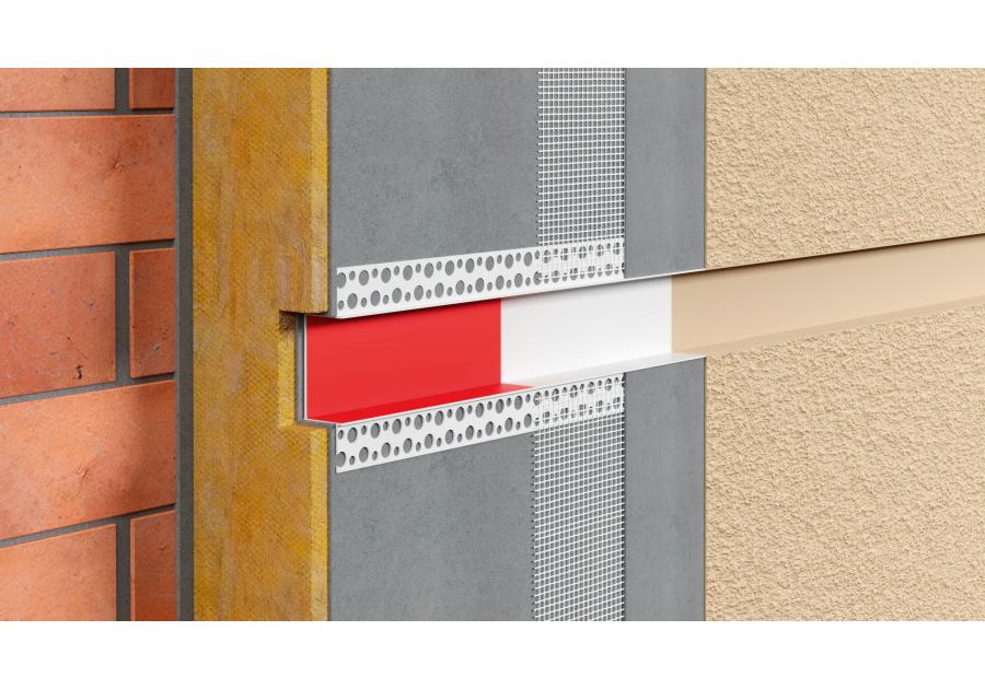 Zdjęcie: Listwa do boniowania PVC bez siatki BP11 H5R L300 biała BELLA PLAST