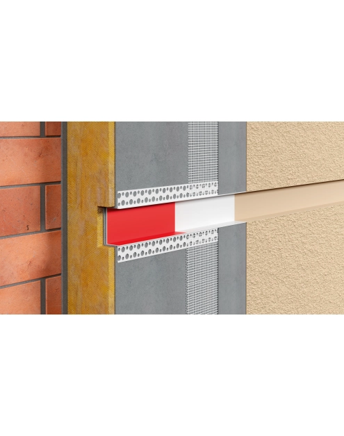 Zdjęcie: Listwa do boniowania PVC bez siatki BP11 H5R L300 biała BELLA PLAST