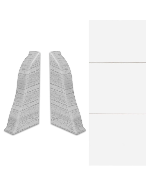 Zdjęcie: Zakończenie lewe i prawe do listwy LM55 biały mat ARBITON