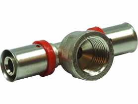 Trójnik zaciskowy Pex 16x1/2x16 gwint wewnętrzny TYCNER