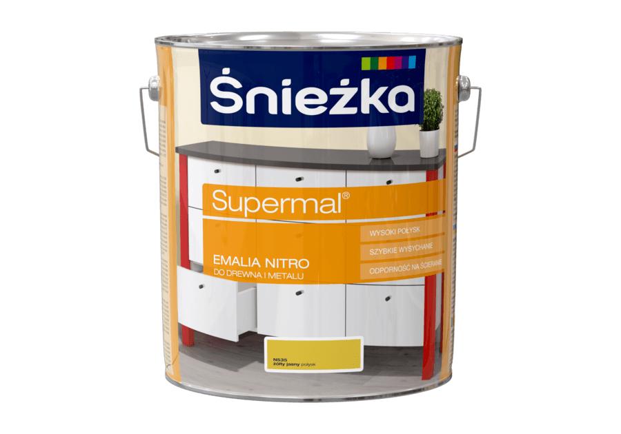 Zdjęcie: Emalia Nitro żółty jasny 10L ŚNIEŻKA