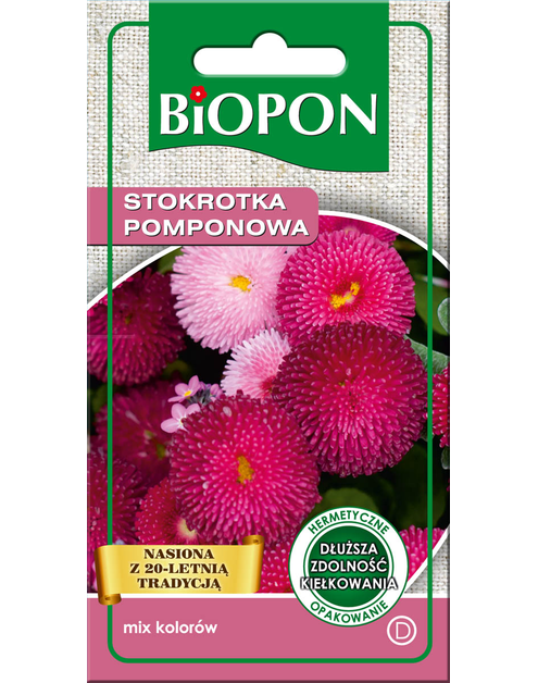 Zdjęcie: Stokrotka pomponowa mieszanka 0,1 g BIOPON