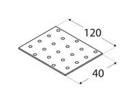 Zdjęcie: Płytka perforowana 4x12 cm PP3 DMX