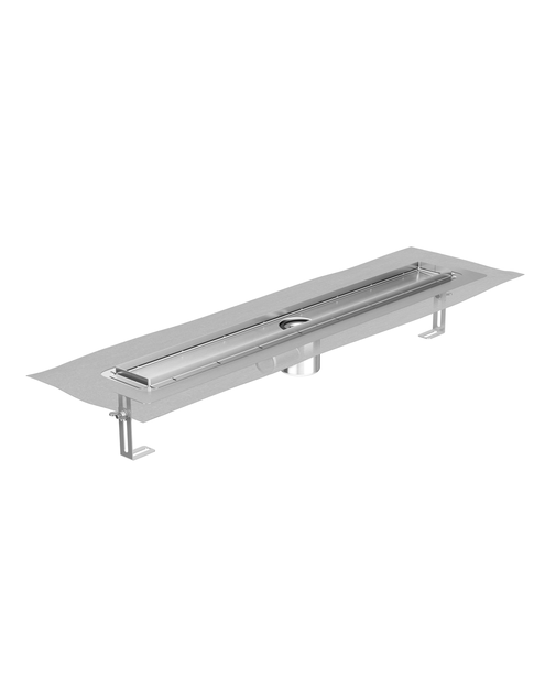 Zdjęcie: Odpływ liniowy 800 mm, h=79 mm, z kołnierzem poziomym ShowerDrain E+ ACO