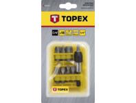 Zdjęcie: Końcówki wkrętakowe z uchwytem, zestaw 18 sztuk TOPEX