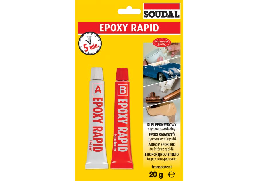 Zdjęcie: Klej epoksydowy Epoxy Rapid 2x10 ml SOUDAL