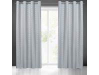 Zdjęcie: Zasłona gotowa Cube 140 x 250 cm szary EUROFIRANY