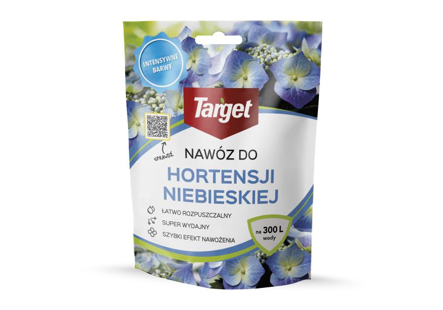 Zdjęcie: Nawóz rozpuszczalny do hortensji niebieskiej z mikroskładnikami Intensywne barwy 0,15 kg TARGET