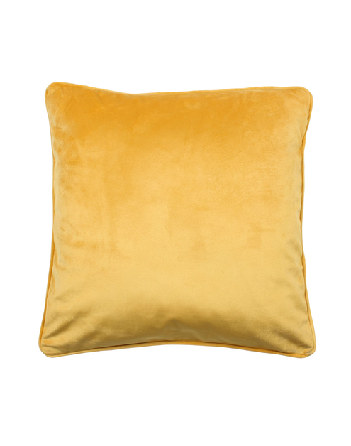 Zdjęcie: Poduszka Velvet 45x45 cm kolor musztardowy SPLENDID