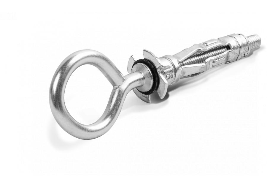 Zdjęcie: Łącznik SM Interest do płyt G-K M4x32 mm z hakiem oczkowym 2 szt. RAWLPLUG