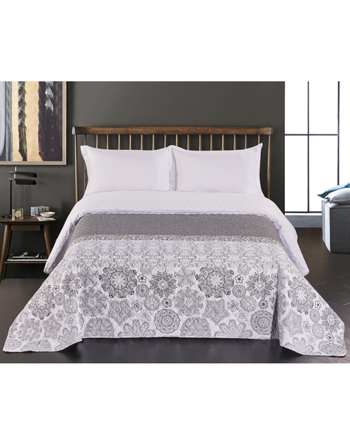 Zdjęcie: Narzuta Alhambra wh+grey 220x240 cm DECOKING