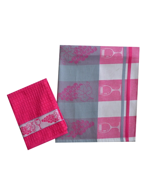 Zdjęcie: Ścierka Czapla 50x70 cm winogrono róż MISS LUCY